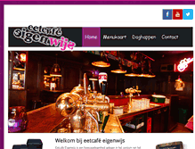 Tablet Screenshot of cafeeigenwijs.nl